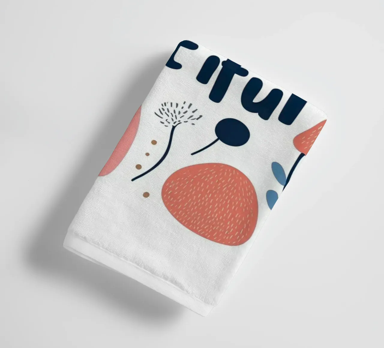 Life is beautiful - 2 asciugamano da bagno da Art Typo Essentiel