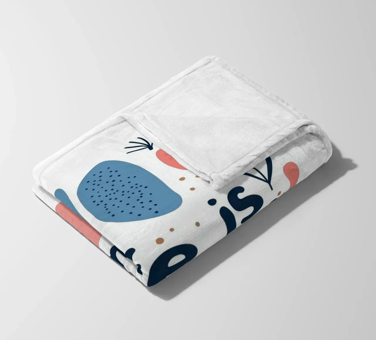 Life is beautiful - 2 coperta in pile da Art Typo Essentiel