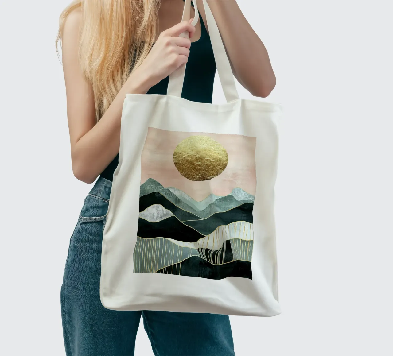 Sunlit Majesty borsa in juta da Niklas
