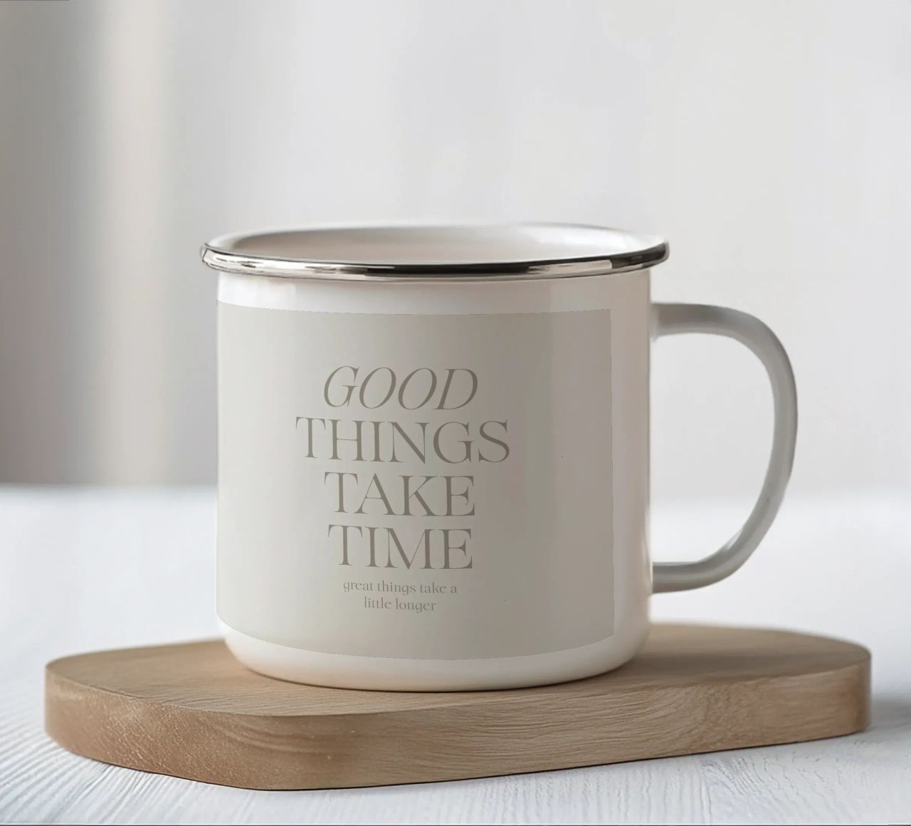 Good Things tazza in smalto da lucky club