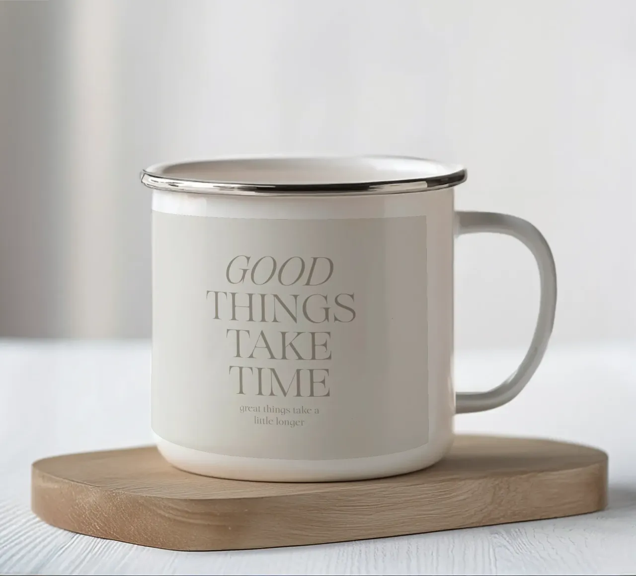 Good Things tazza in smalto da lucky club