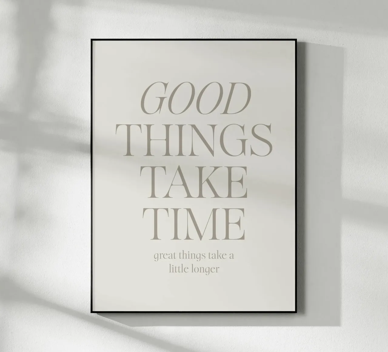 Good Things acrylic glass by lucky club