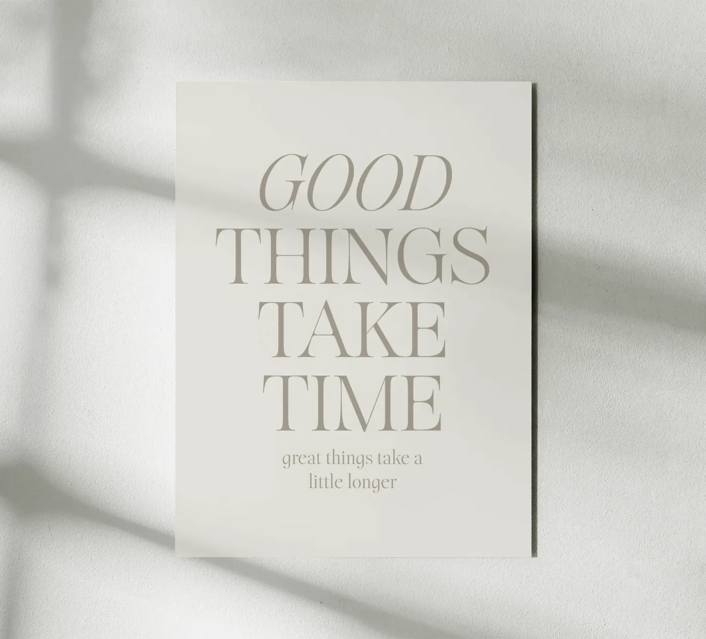 Good Things alluminio dibond da lucky club