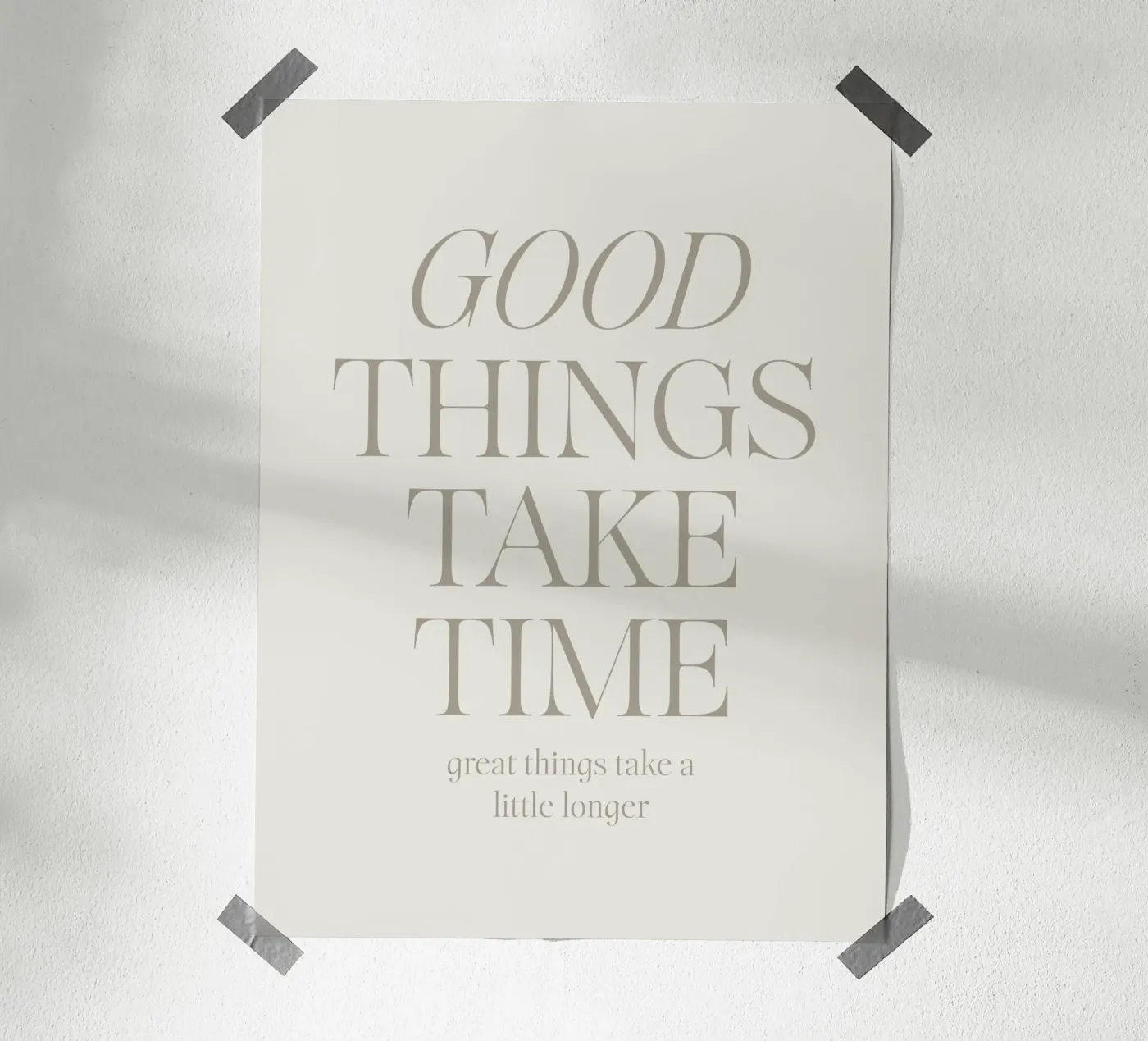 Good Things Poster von lucky club