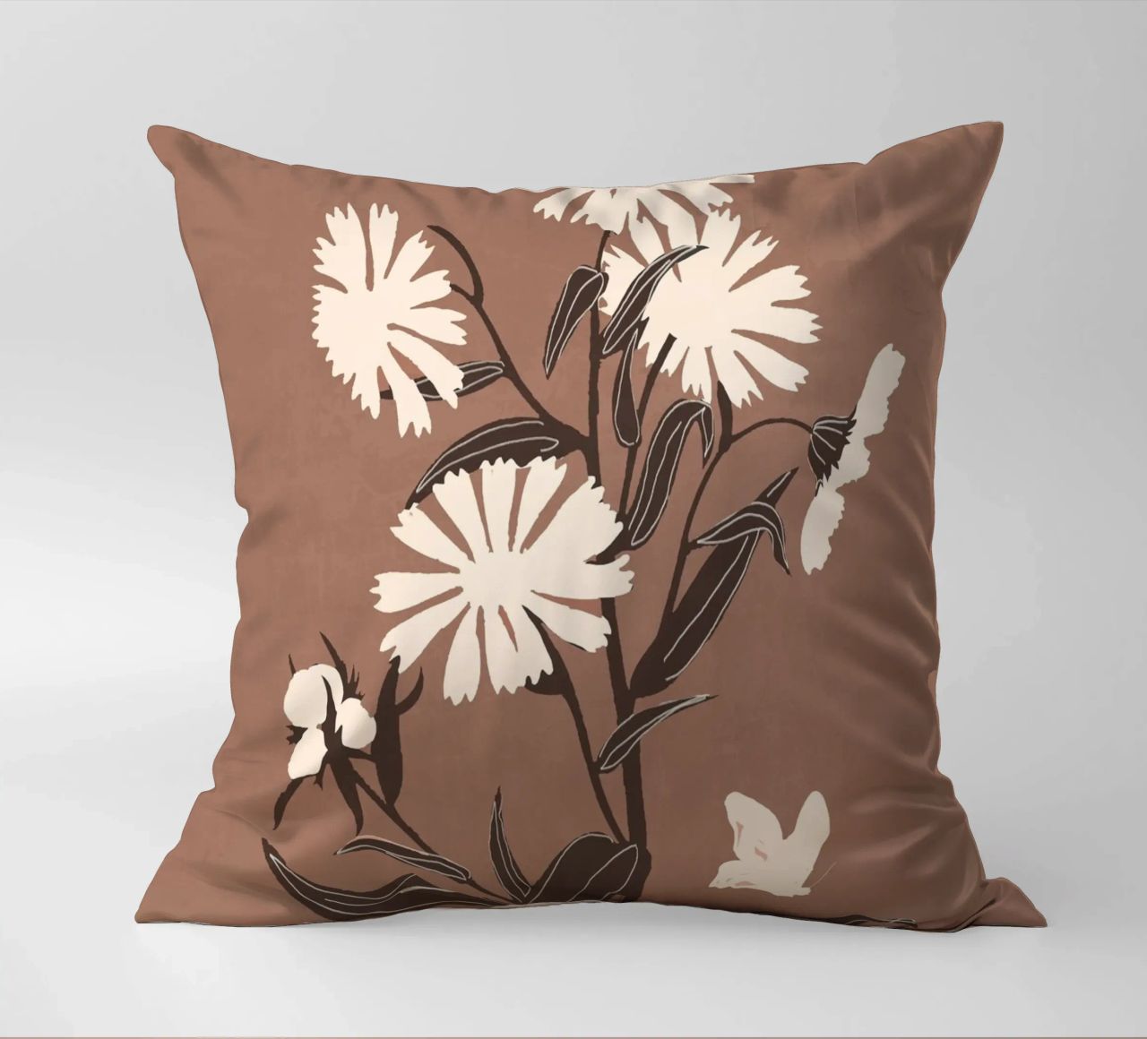 Abstrakte Blumen 16 Kissen von ThingDesign