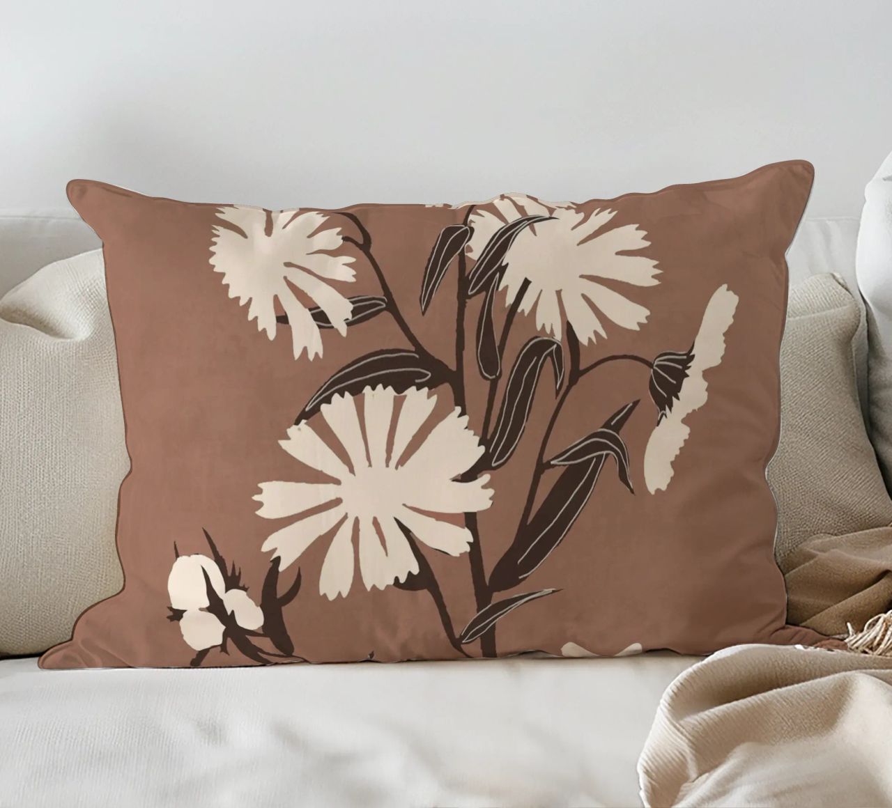 Abstrakte Blumen 16 Kissen von ThingDesign