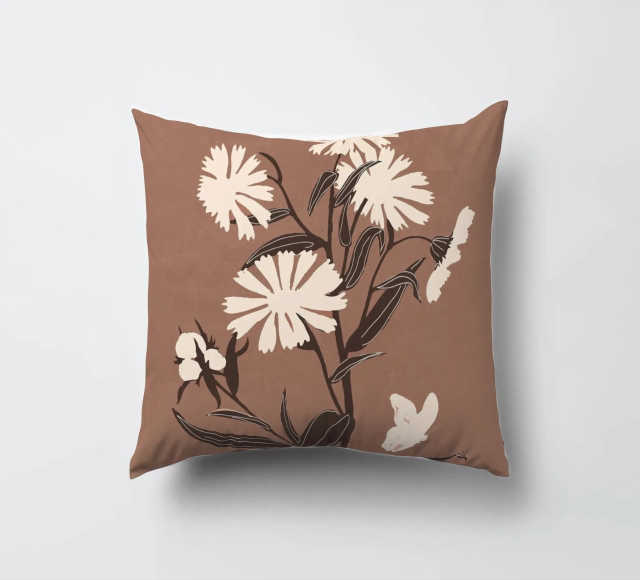 Abstrakte Blumen 16 Kissen von ThingDesign