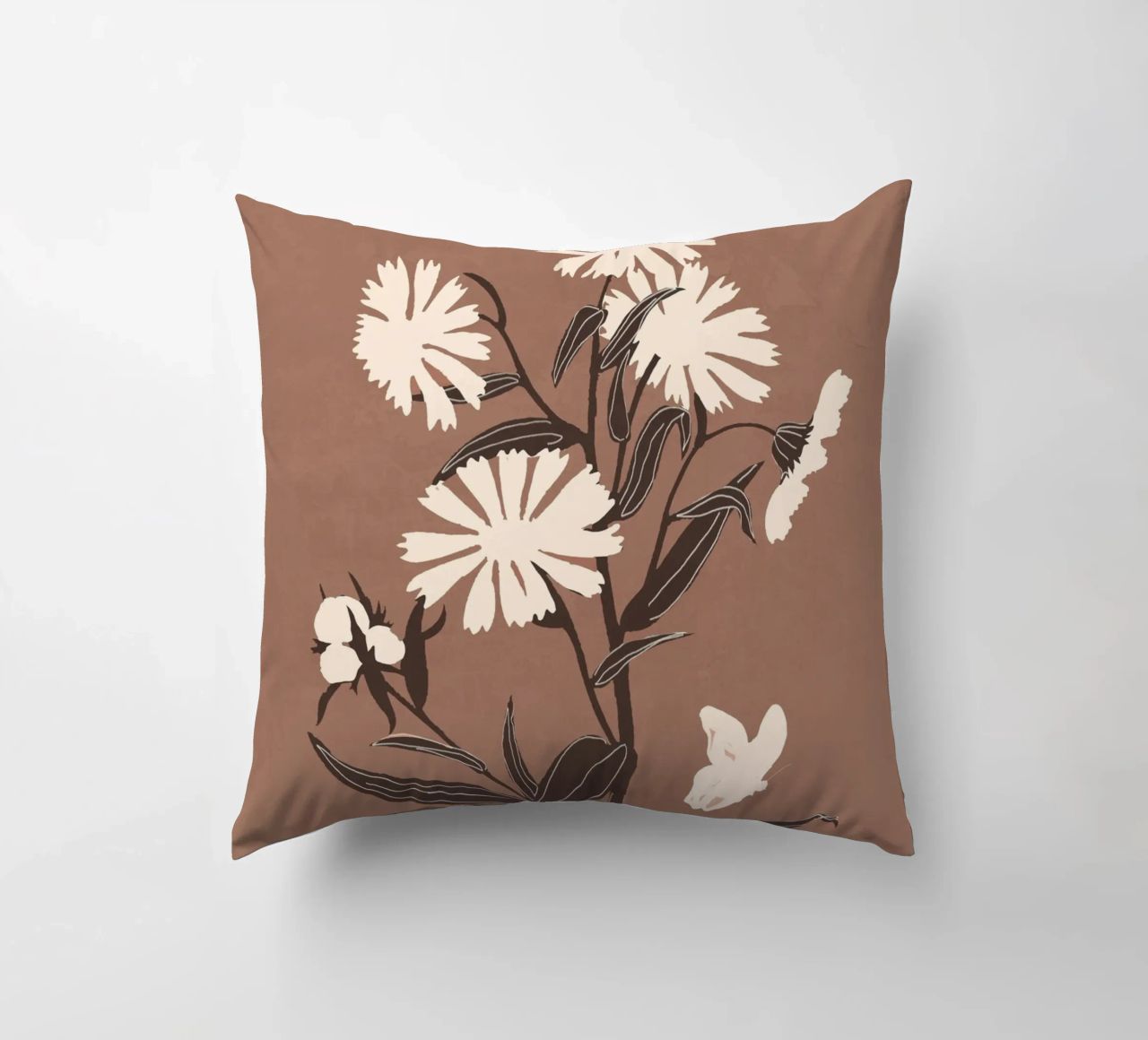Abstrakte Blumen 16 Kissen von ThingDesign