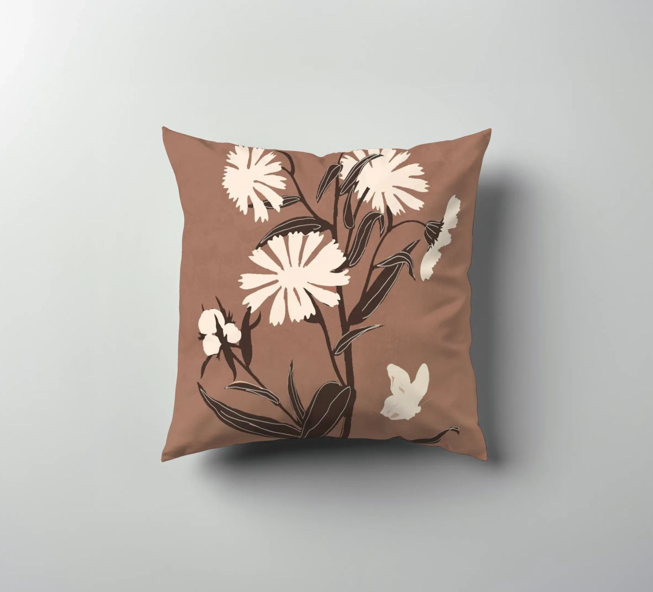 Abstrakte Blumen 16 Kissen von ThingDesign