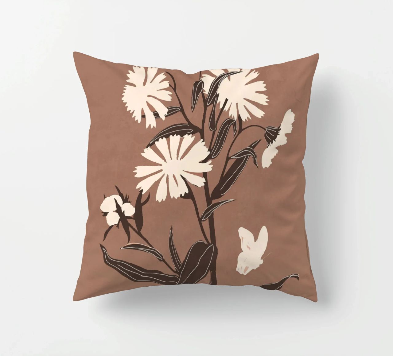 Abstrakte Blumen 16 Kissen von ThingDesign