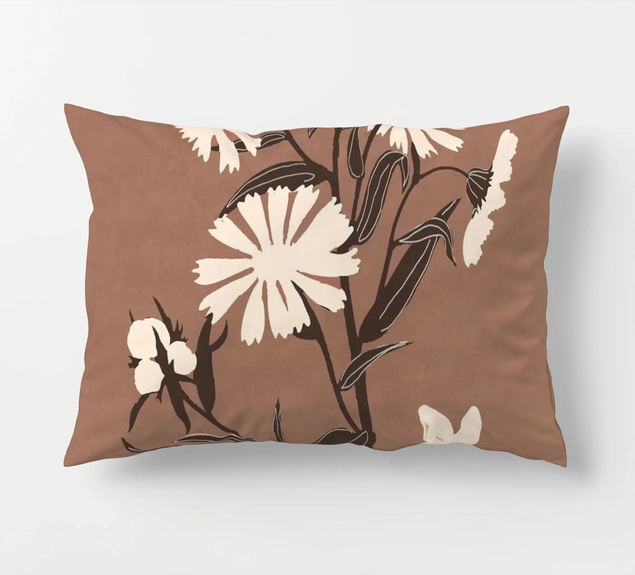 Abstrakte Blumen 16 Kissen von ThingDesign