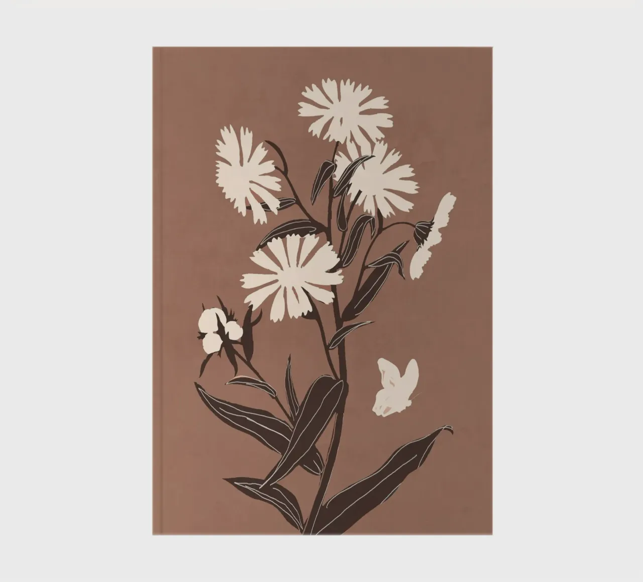 Abstract Flowers 16 notebook by ThingDesign