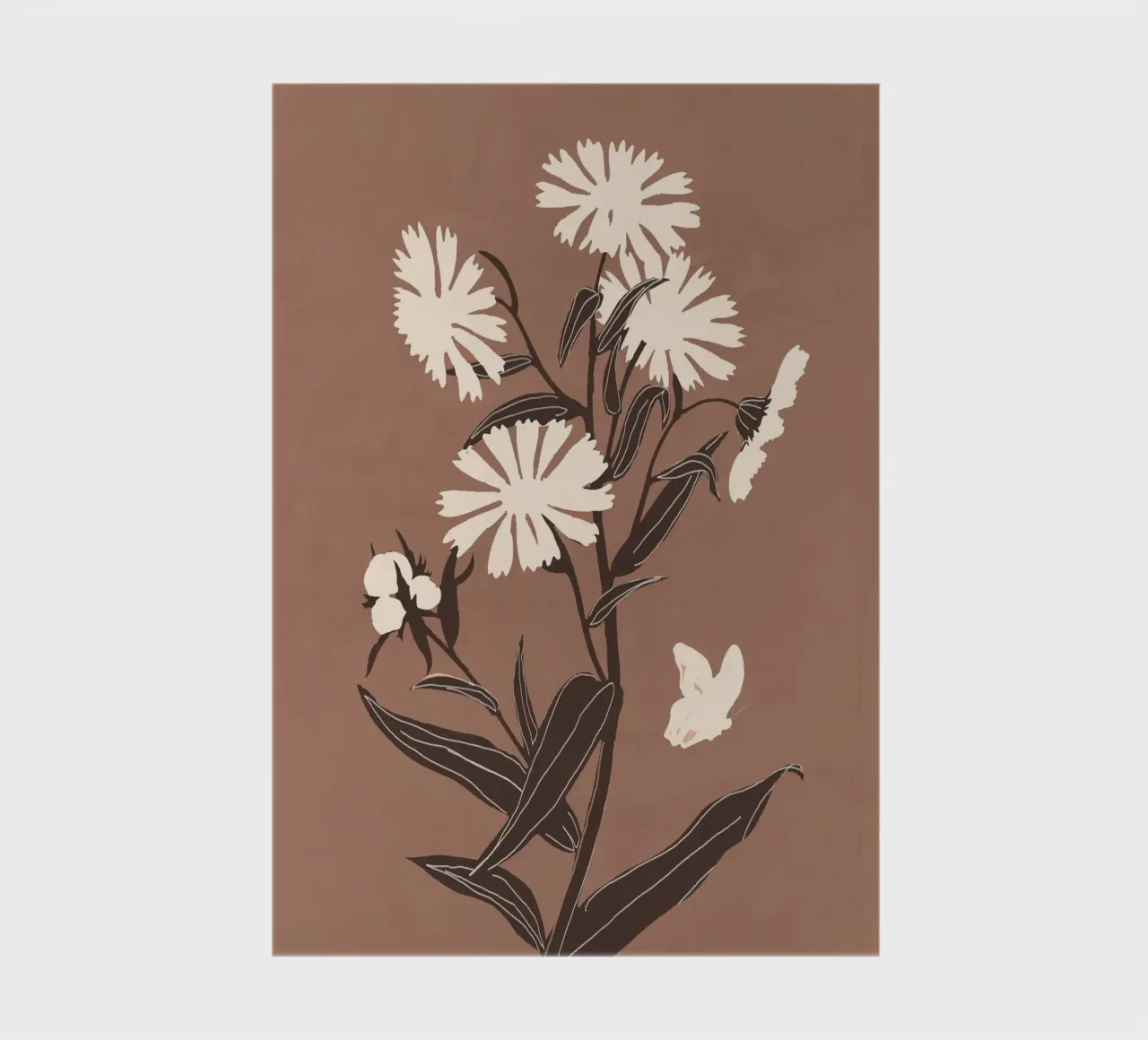 Abstract Flowers 16 notebook by ThingDesign