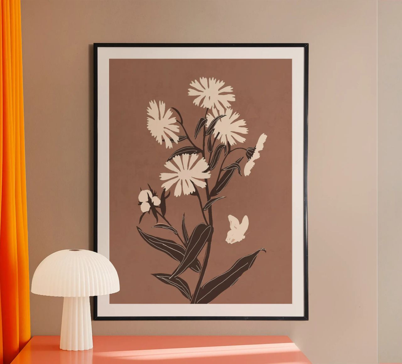 Abstrakte Blumen 16 Poster von ThingDesign