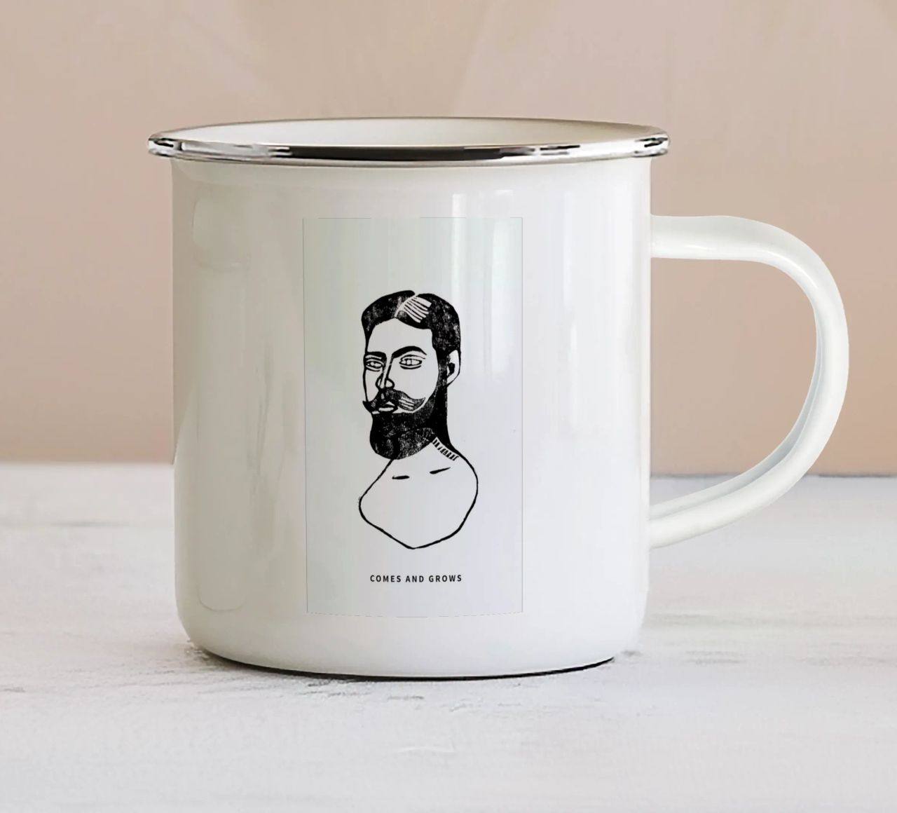 Comes And Grows tazza in smalto da GIGI ICÔNE