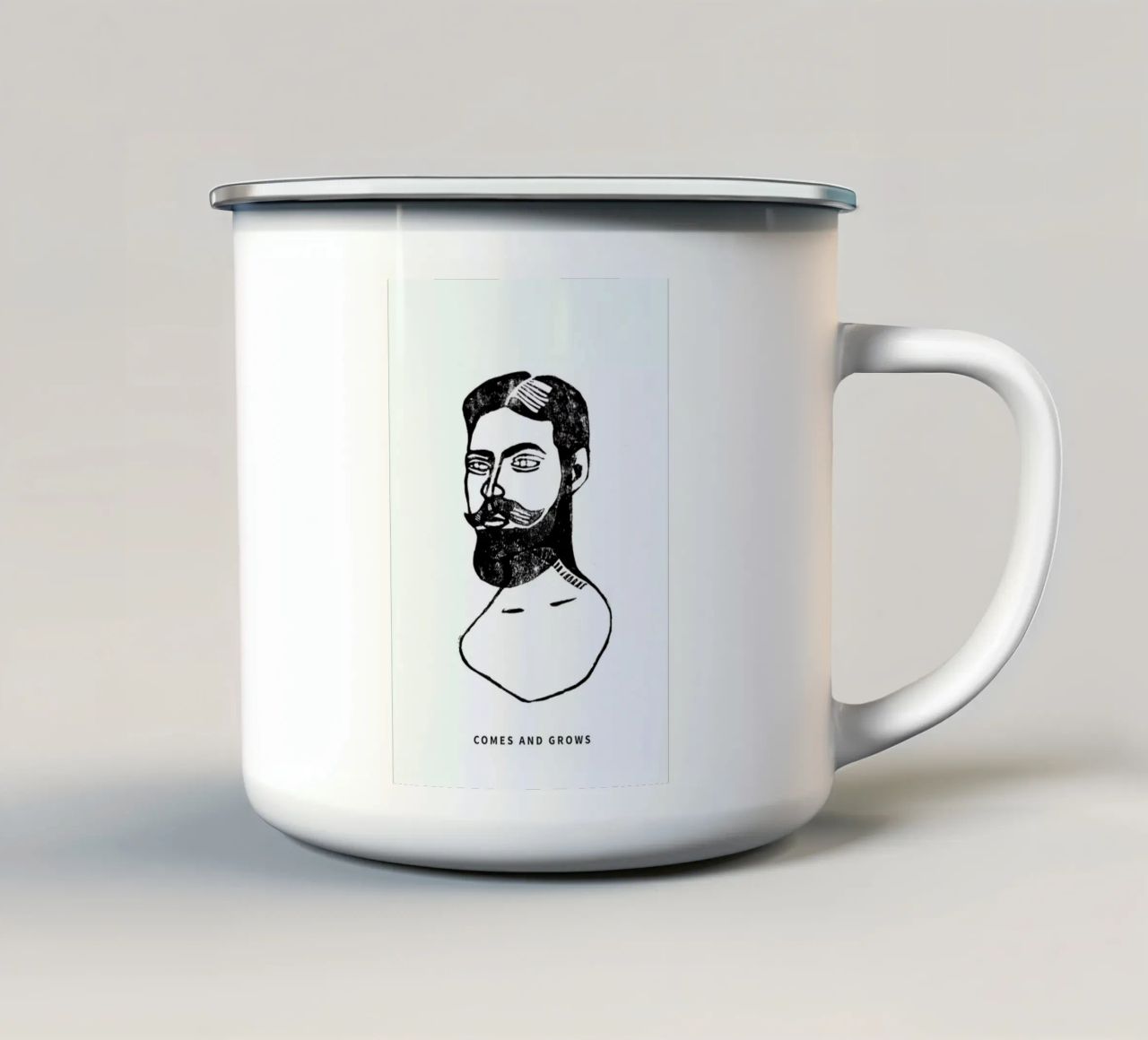 Comes And Grows tazza in smalto da GIGI ICÔNE