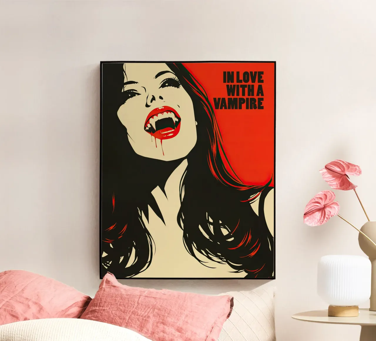 In Love with a Vampire | Gothik Poster plexiglass da Autofocus