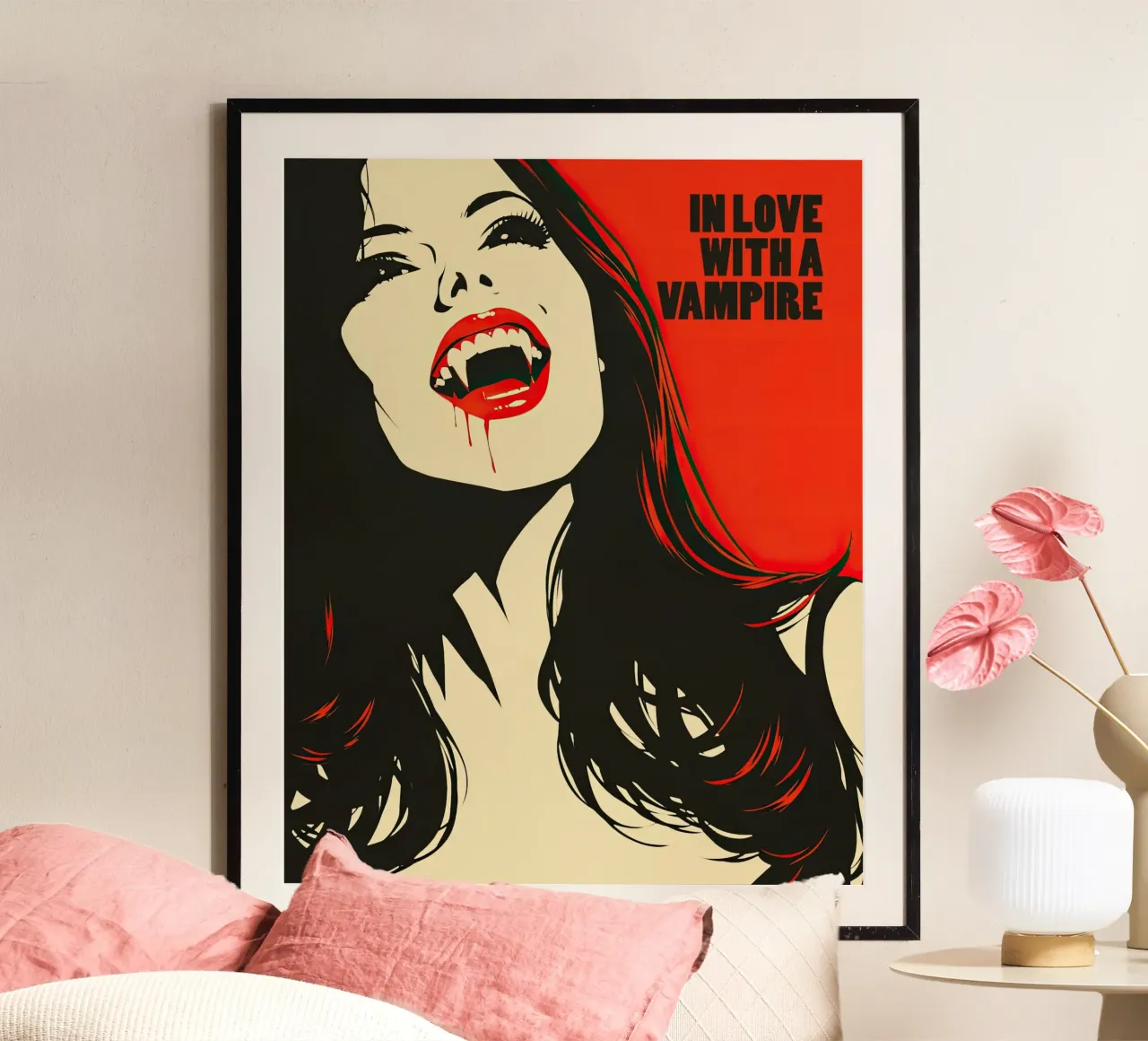 In Love with a Vampire | Gothik Poster carta hahnemühle da Autofocus