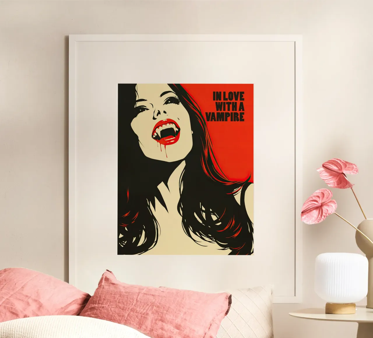 In Love with a Vampire | Gothik Poster carta hahnemühle da Autofocus