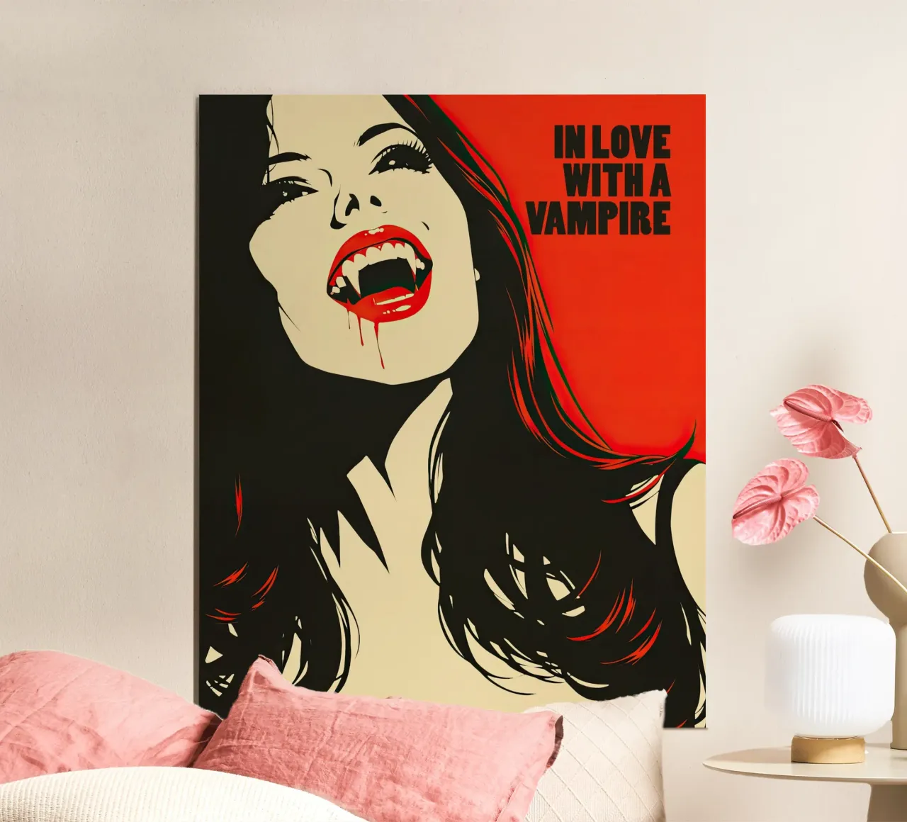 In Love with a Vampire | Gothik Poster carta hahnemühle da Autofocus