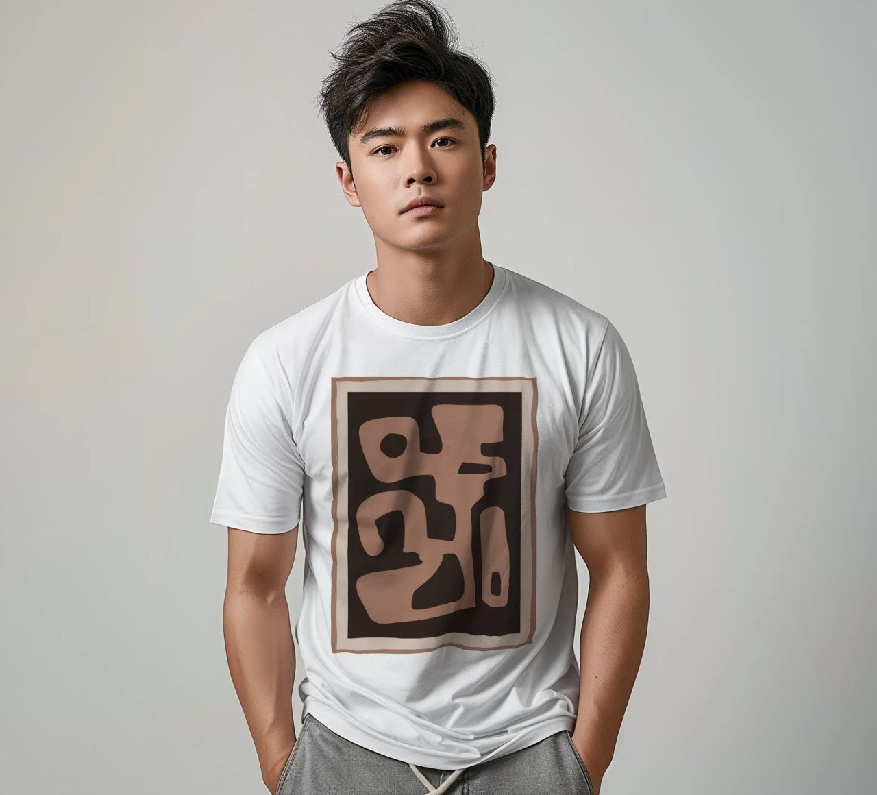 Forme astratte moderne e minimali 117a t-shirt da ThingDesign