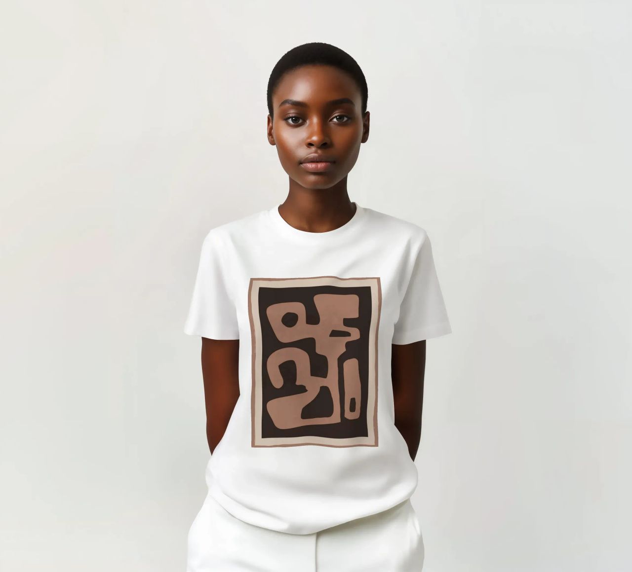 Forme astratte moderne e minimali 117a t-shirt da ThingDesign
