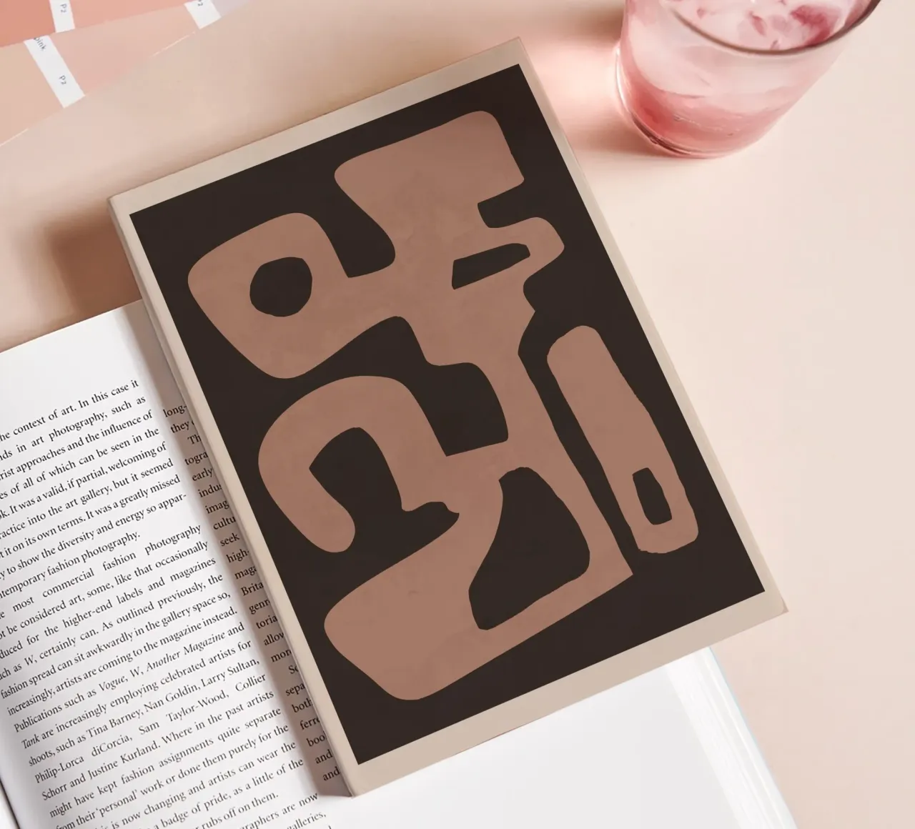 Modern Abstract Minimal Shapes 117a notebook by ThingDesign