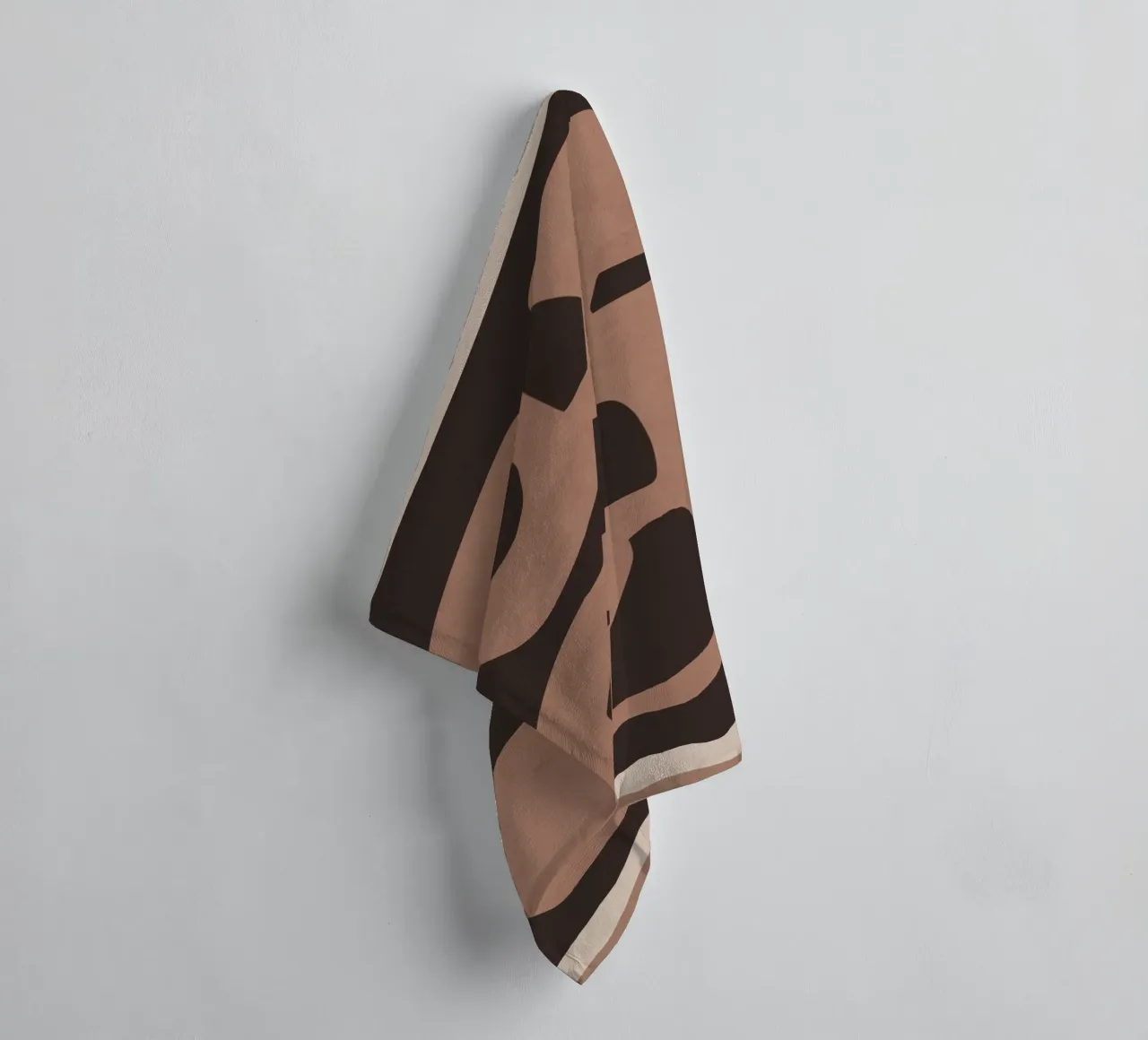 Moderne abstracte minimale vormen 117a badhanddoek van ThingDesign