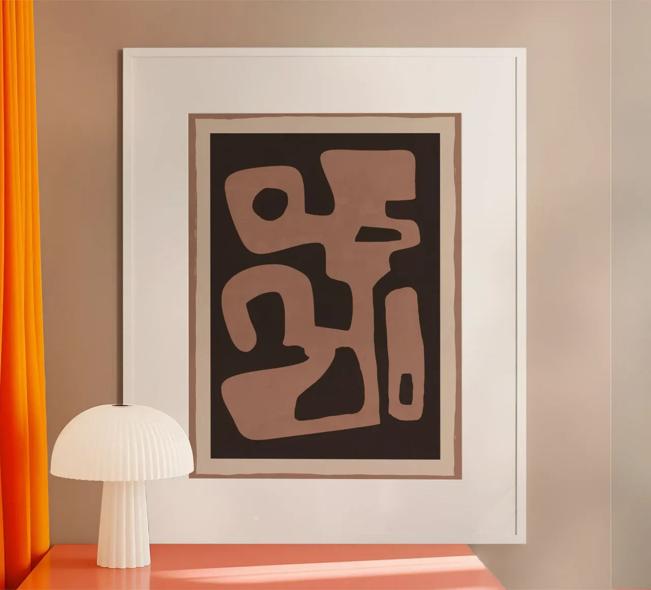 Modern Abstract Minimal Shapes 117a hahnemühle by ThingDesign