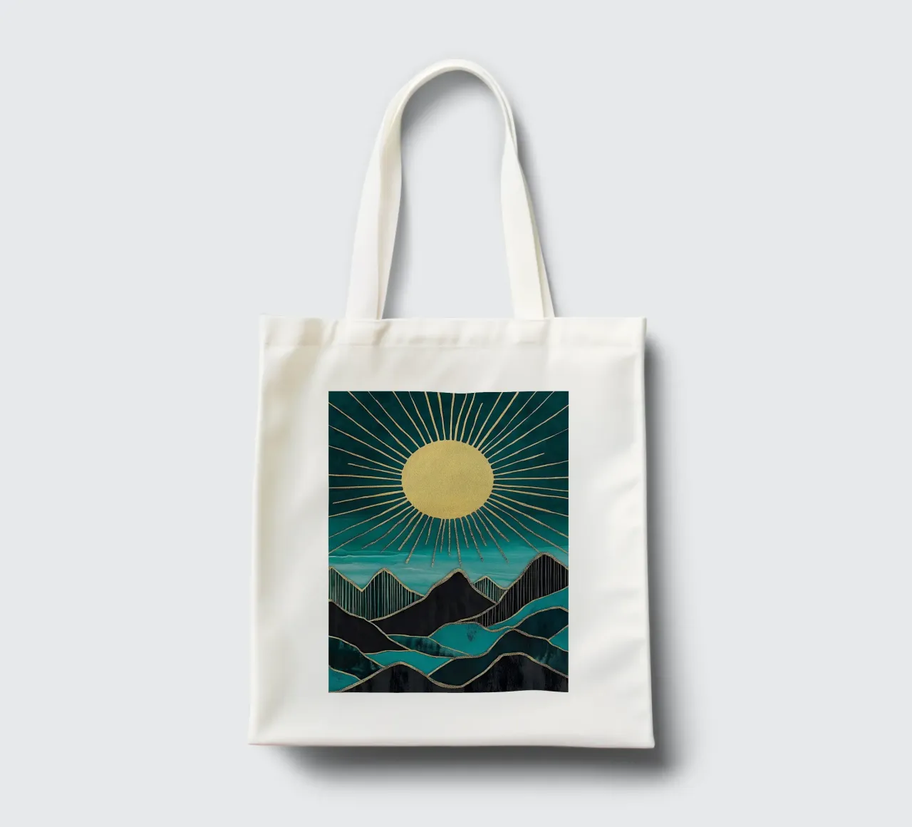 Golden Peaks of the Day borsa in juta da Niklas