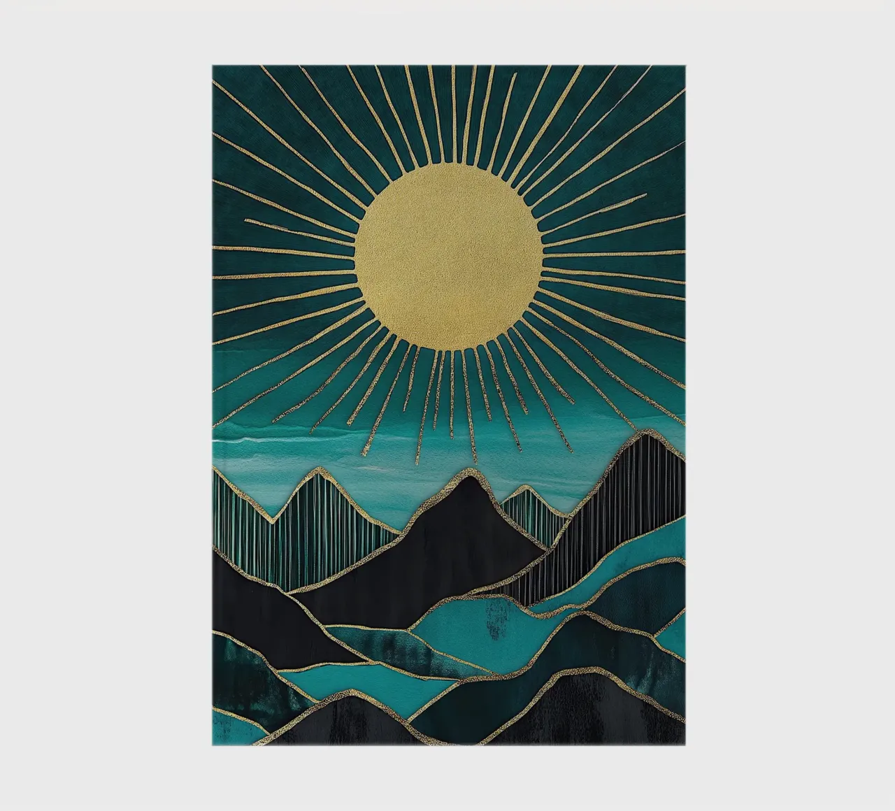 Golden Peaks of the Day notebook by Niklas