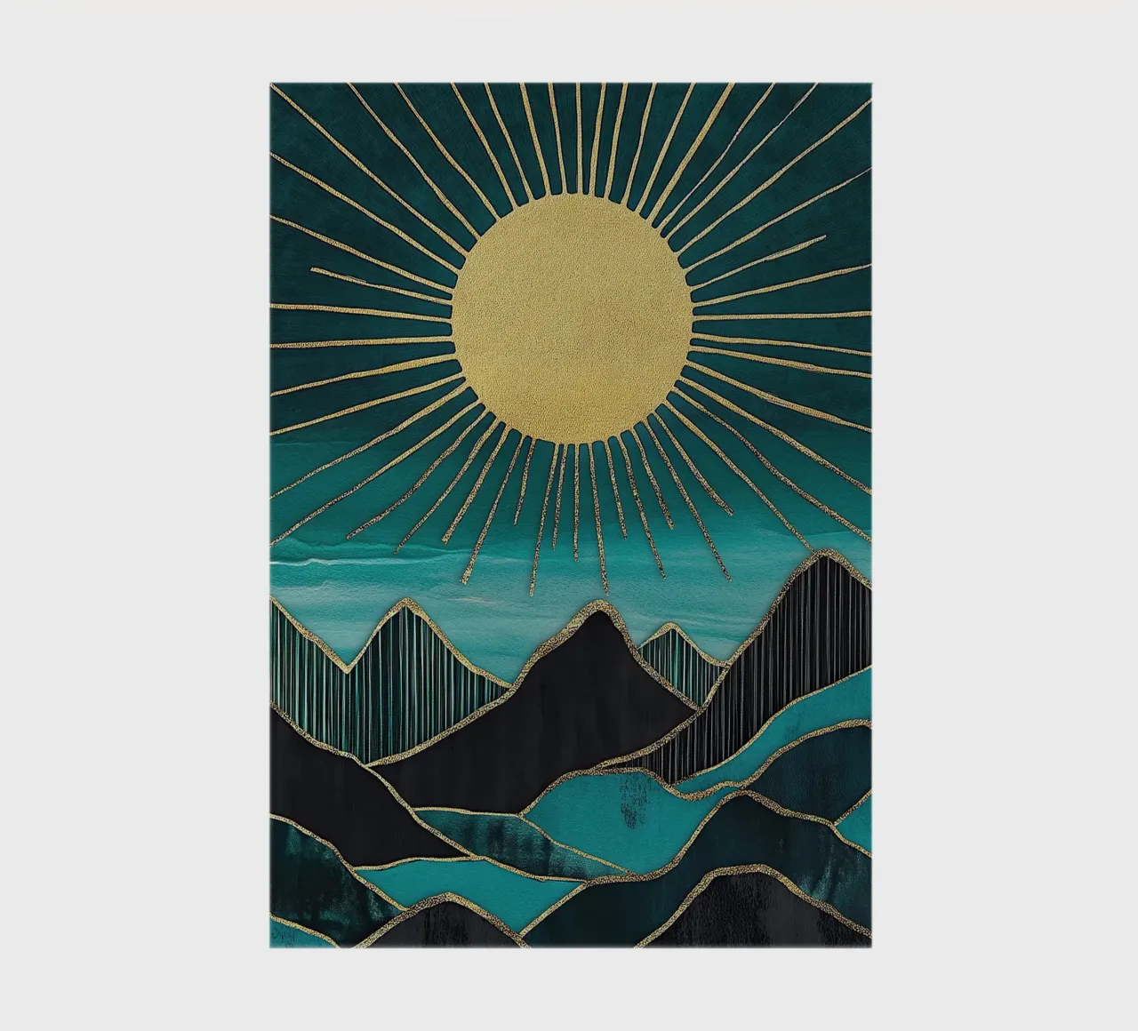 Golden Peaks of the Day notebook by Niklas