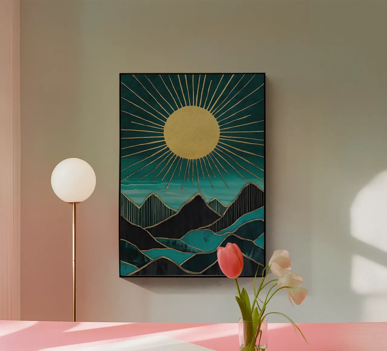 Golden Peaks of the Day plexiglass da Niklas