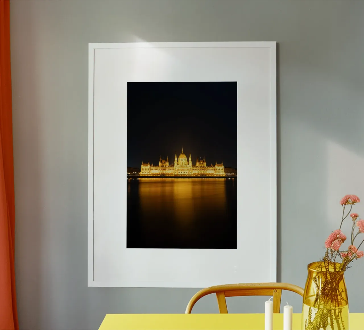 Il Parlamento ungherese di notte poster da fokusfernweh