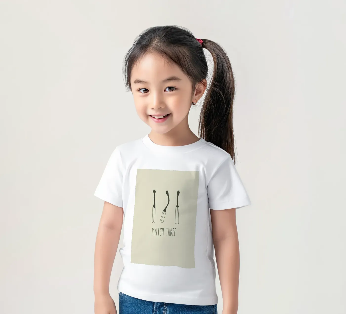 Match Three t-shirt bambini da Rob Art | Illustration