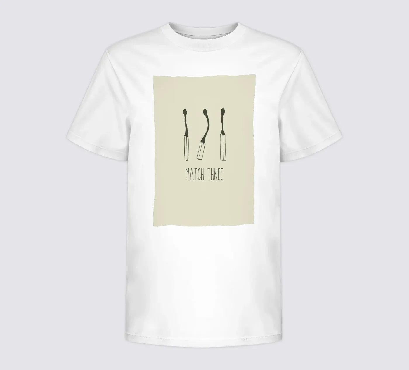 Match Three t-shirt bambini da Rob Art | Illustration