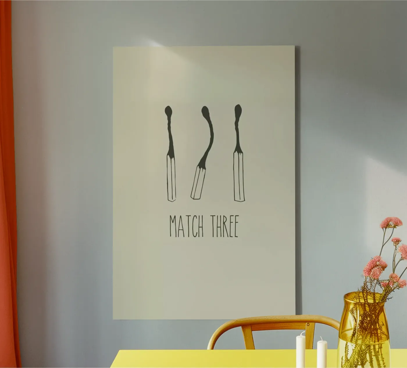 Match Three tela da Rob Art | Illustration