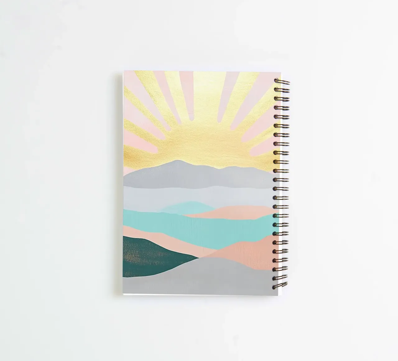 The Sun’s Path to Serenity spiral notebook by Niklas