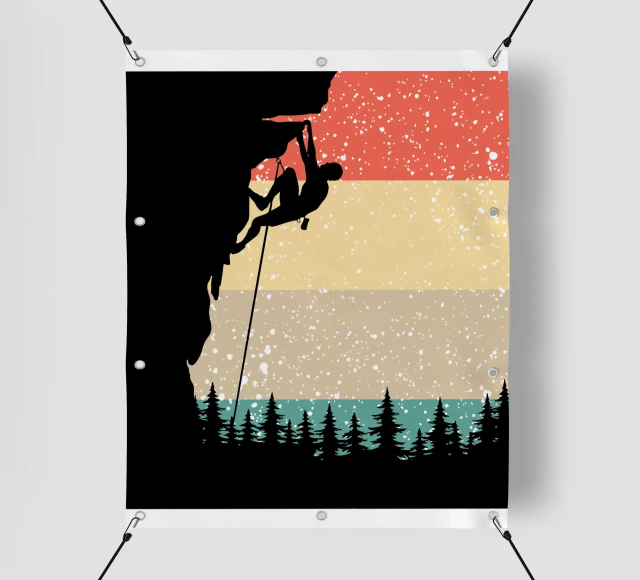 Arrampicata Retro design telo in pvc da vickeyroads