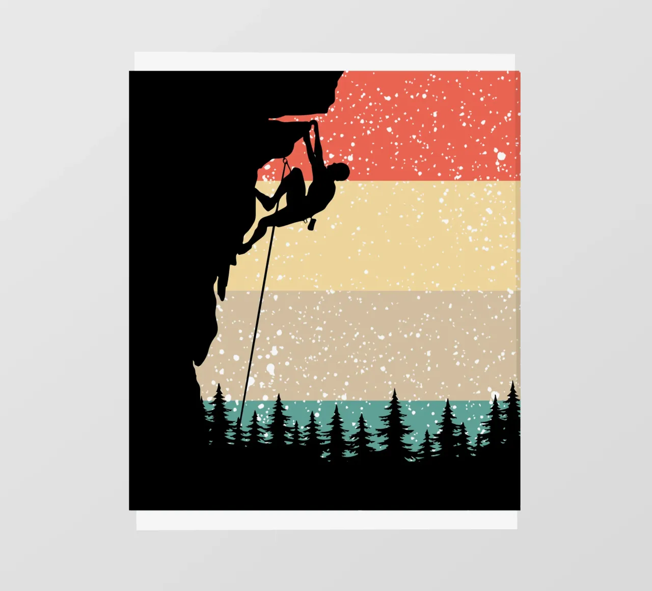 Arrampicata Retro design telo in pvc da vickeyroads