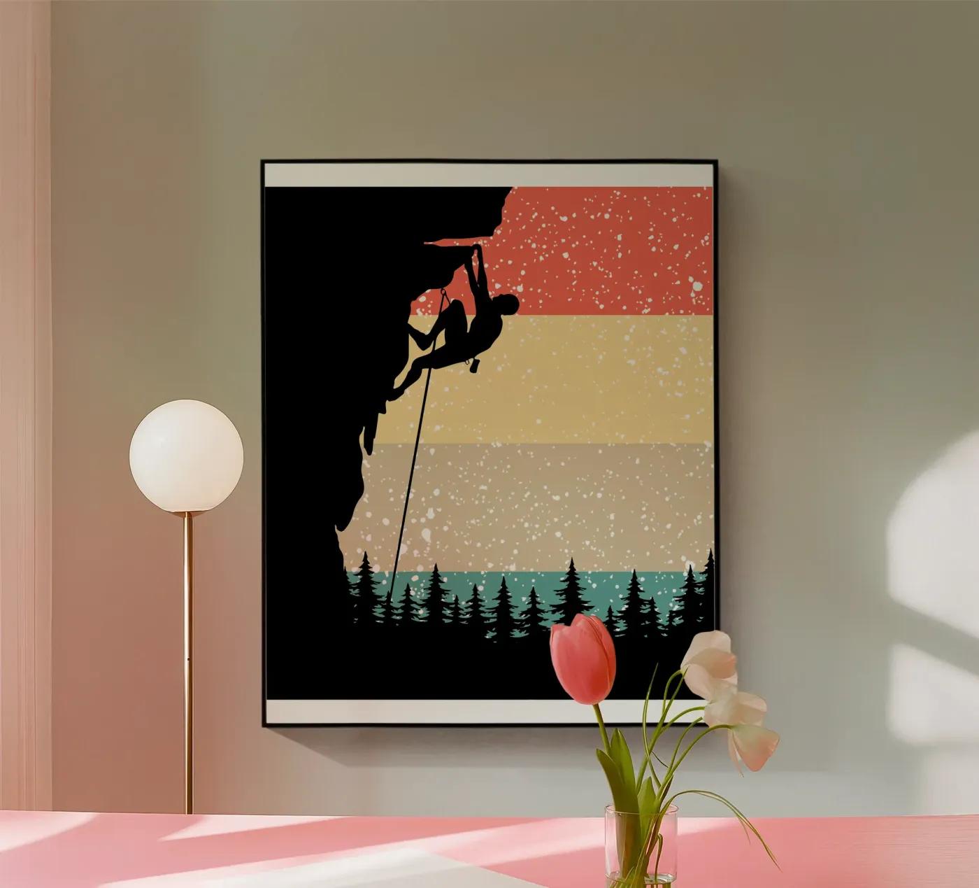 Arrampicata Retro design plexiglass da vickeyroads