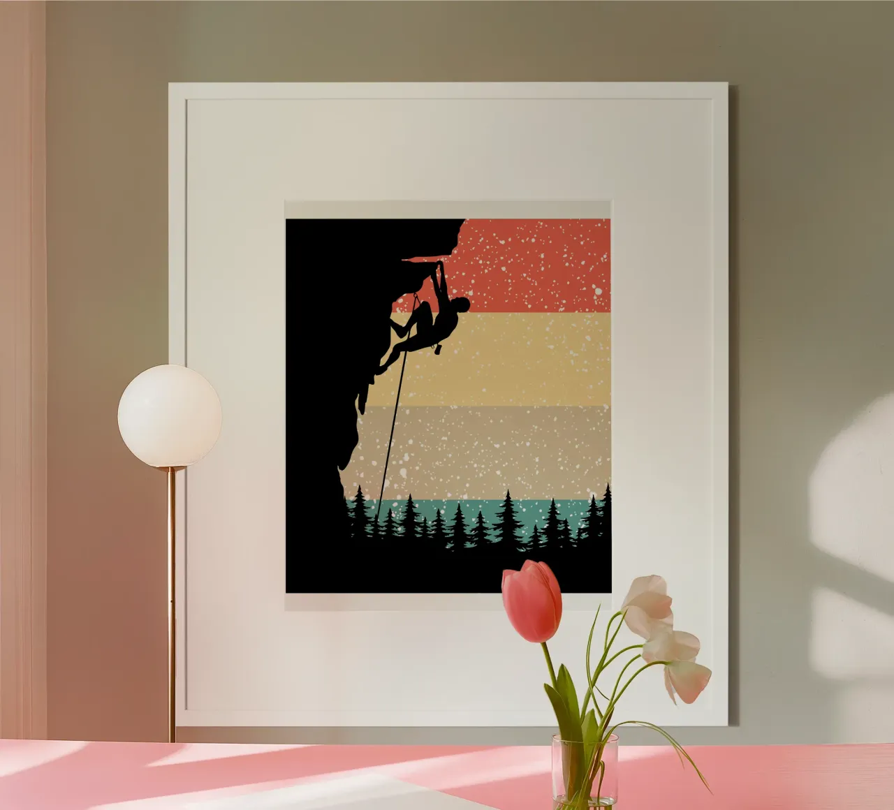 Arrampicata Retro design carta hahnemühle da vickeyroads