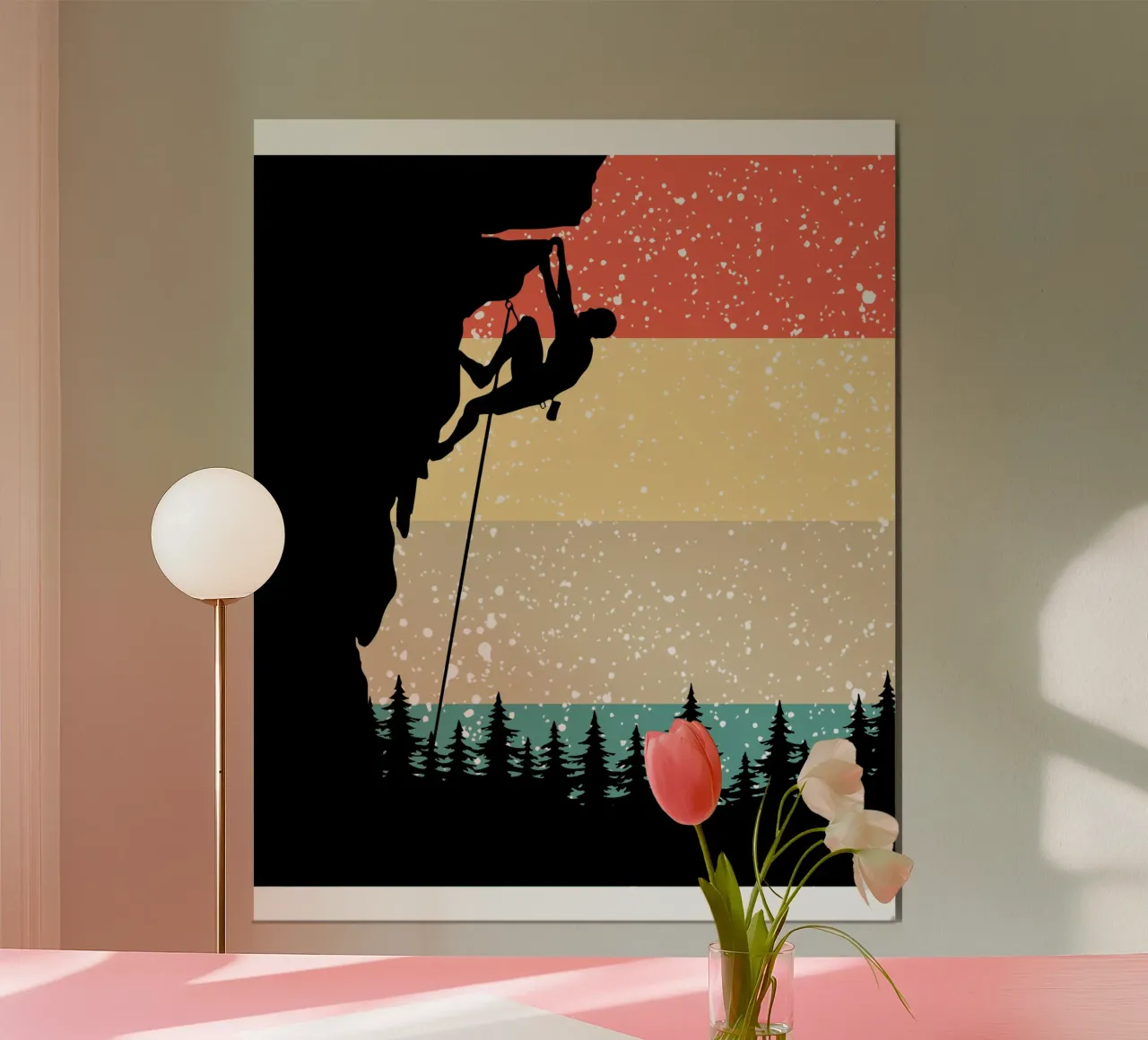 Arrampicata Retro design carta hahnemühle da vickeyroads