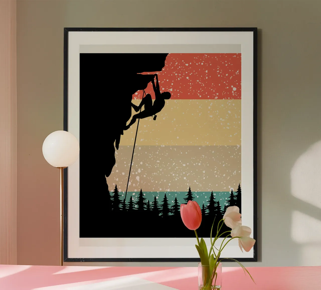 Arrampicata Retro design carta hahnemühle da vickeyroads