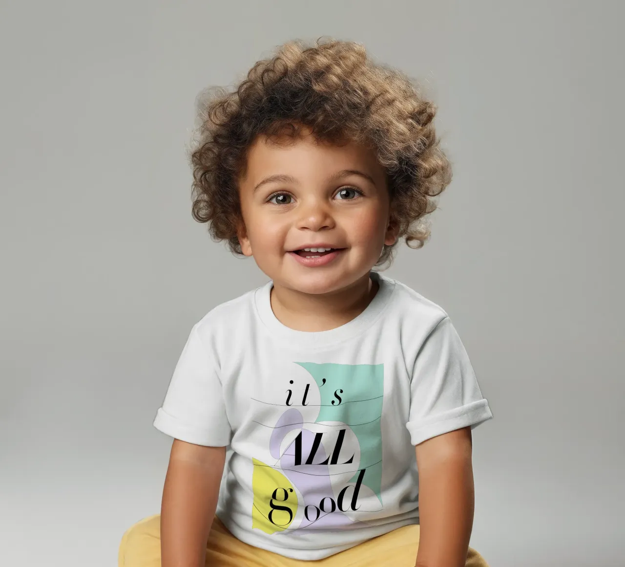 it's ALL good maglietta neonato da natural neutral