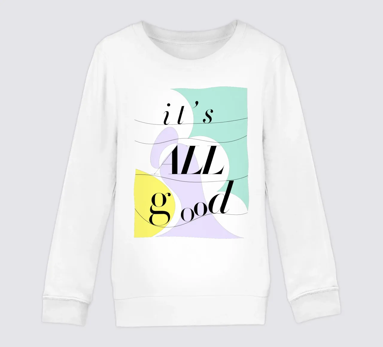 it's ALL good felpa bambino da natural neutral