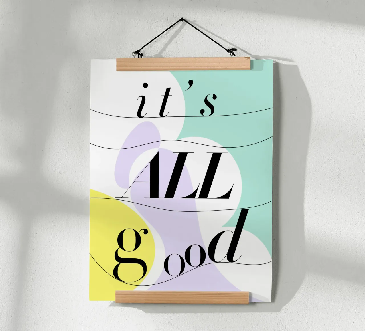 it's ALL good poster da natural neutral