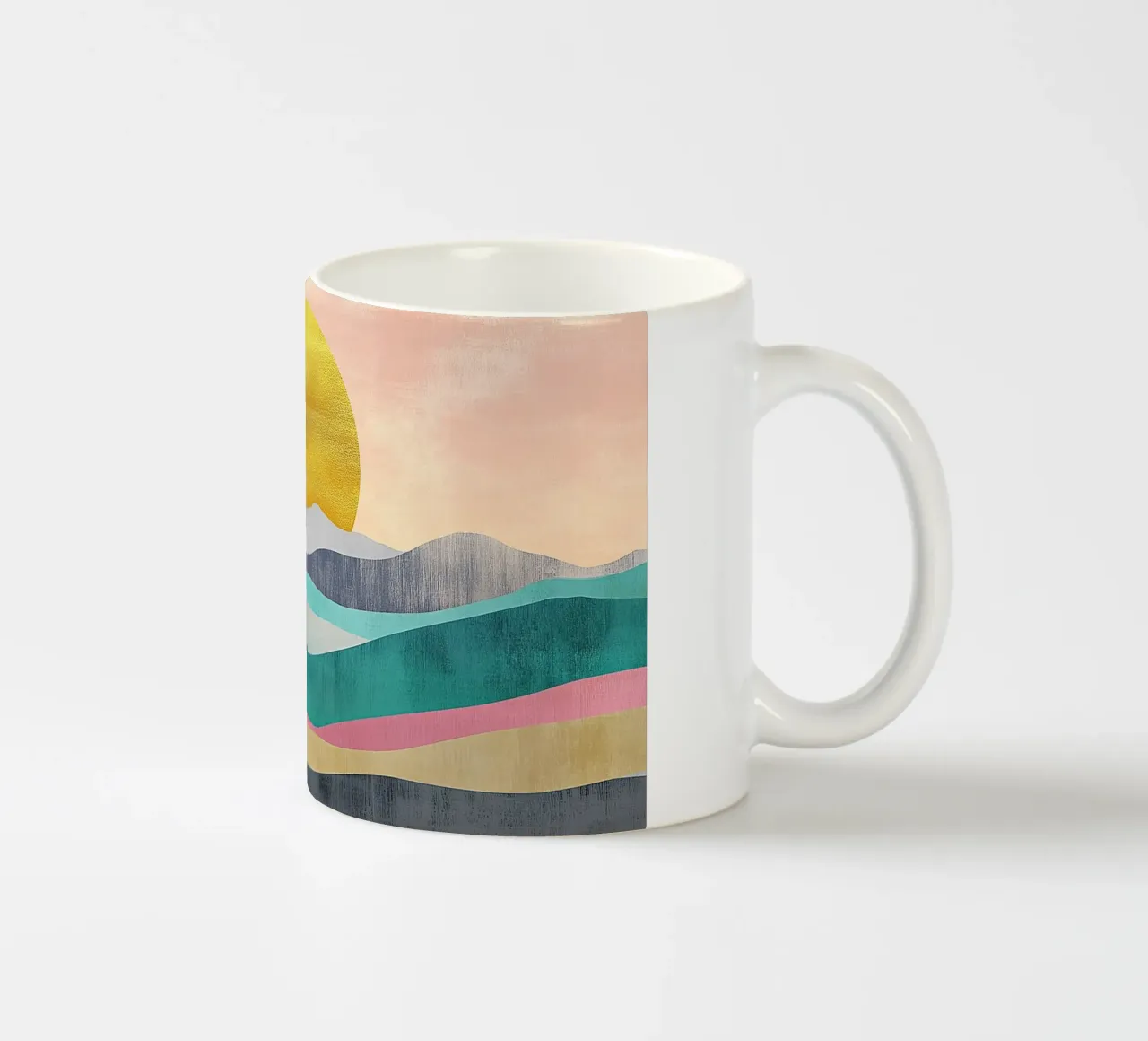 Warmth of the Rising Peaks tazza in ceramica da Niklas