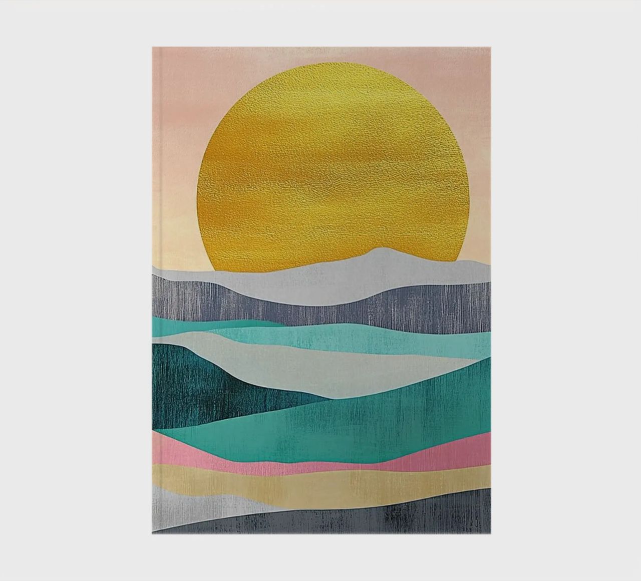 Warmth of the Rising Peaks notebook by Niklas