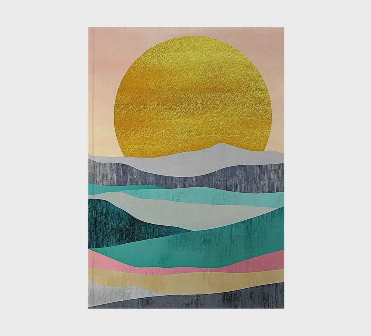 Warmth of the Rising Peaks Notizbuch von Niklas